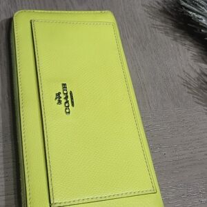Coach Yellow Wallet